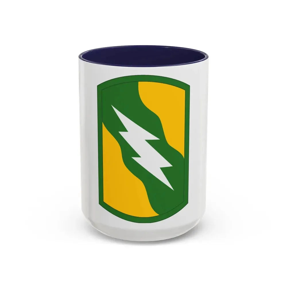 155th Armored Brigade Combat Team (U.S. Army) Accent Coffee Mug 15oz Navy - Go Mug Yourself