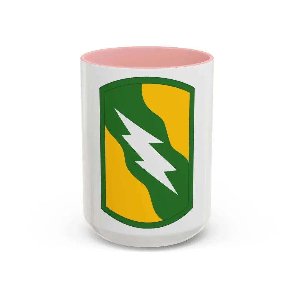 155th Armored Brigade Combat Team (U.S. Army) Accent Coffee Mug 15oz Pink - Go Mug Yourself