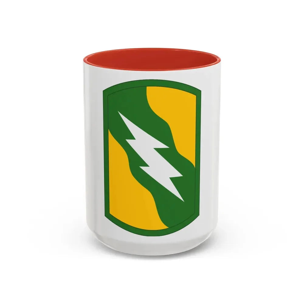 155th Armored Brigade Combat Team (U.S. Army) Accent Coffee Mug 15oz Red - Go Mug Yourself