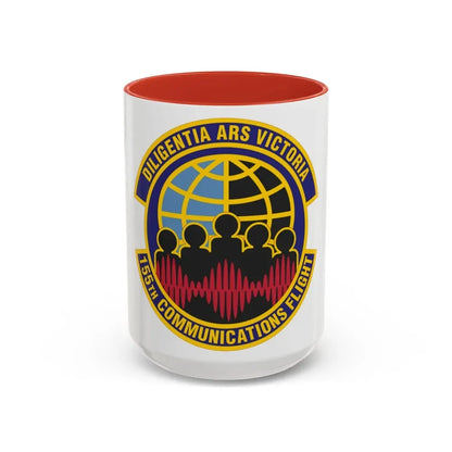 155th Communications Flight (U.S. Air Force) Accent Coffee Mug 15oz Red - Go Mug Yourself
