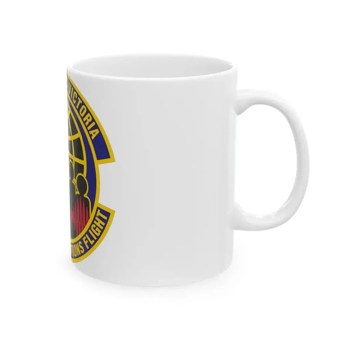 155th Communications Flight (U.S. Air Force) White Coffee Mug - Go Mug Yourself