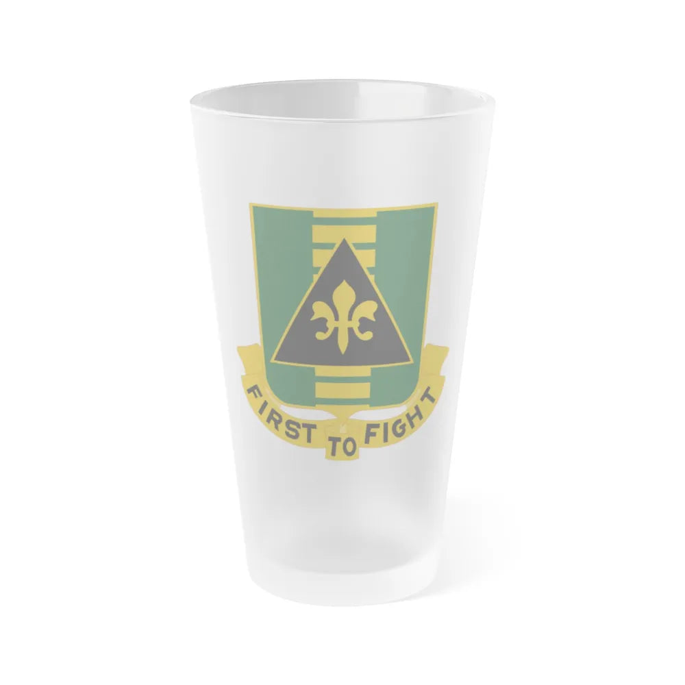 156 Armor Regiment (U.S. Army) Frosted Pint Glass 16oz-Go Mug Yourself