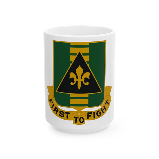 156 Armor Regiment (U.S. Army) White Coffee Mug-15oz-Go Mug Yourself