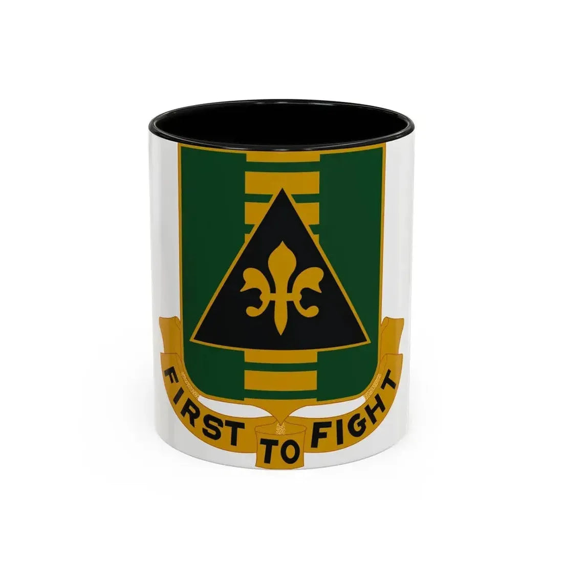 156 Armor Regiment (U.S. Army) Accent Coffee Mug 11oz Black - Go Mug Yourself