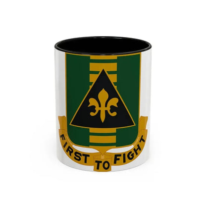 156 Armor Regiment (U.S. Army) Accent Coffee Mug 11oz Black - Go Mug Yourself