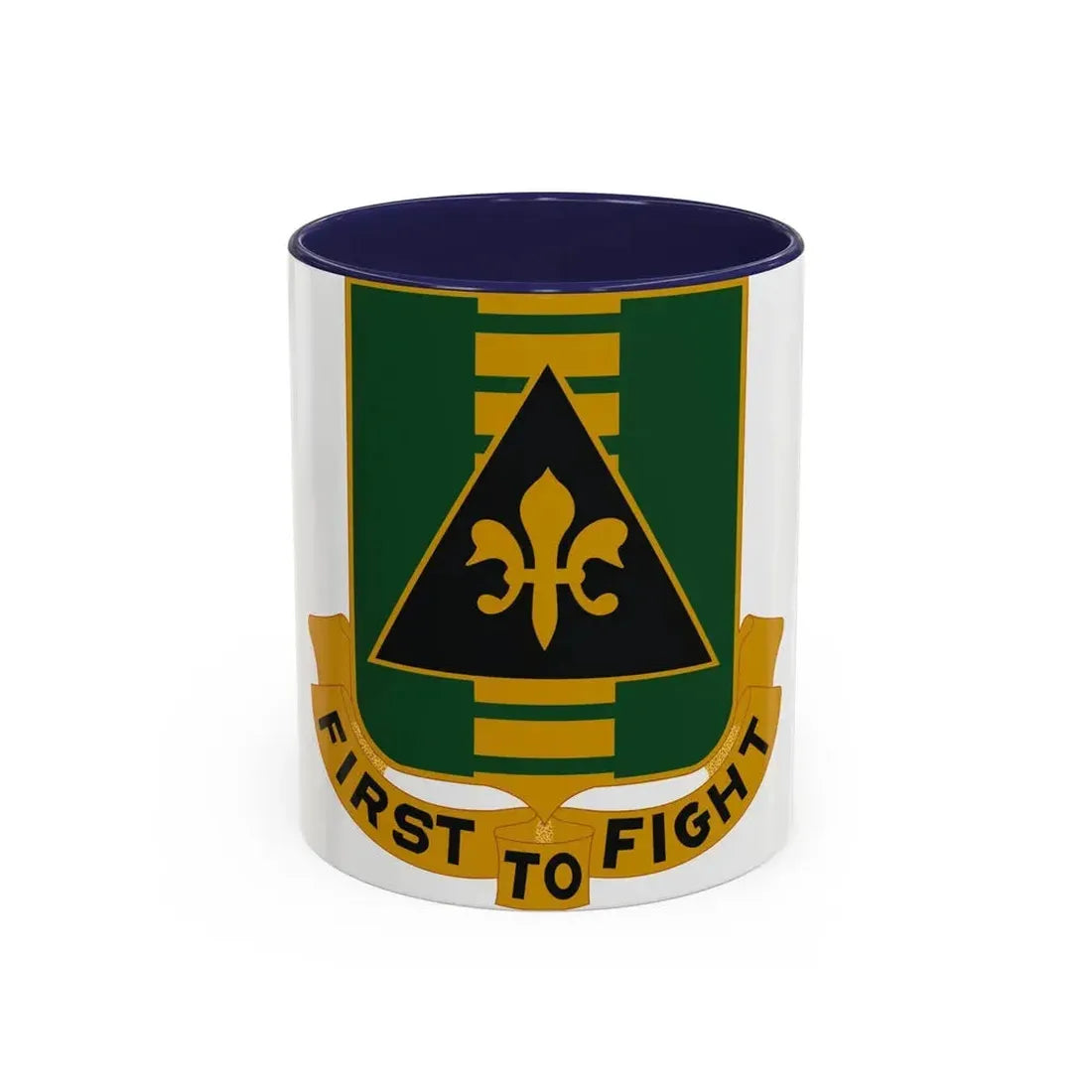 156 Armor Regiment (U.S. Army) Accent Coffee Mug 11oz Navy - Go Mug Yourself