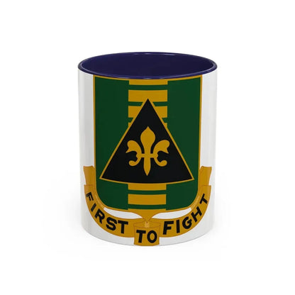 156 Armor Regiment (U.S. Army) Accent Coffee Mug 11oz Navy - Go Mug Yourself