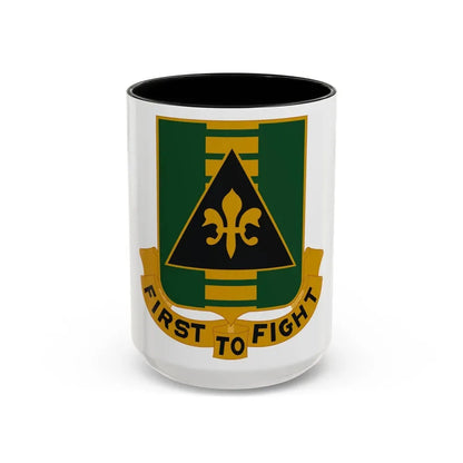 156 Armor Regiment (U.S. Army) Accent Coffee Mug 15oz Black - Go Mug Yourself