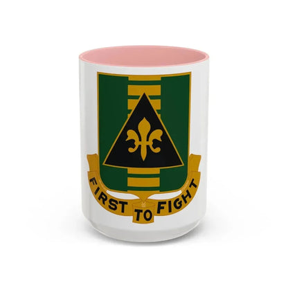 156 Armor Regiment (U.S. Army) Accent Coffee Mug 15oz Pink - Go Mug Yourself