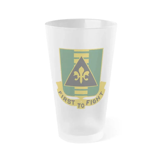 156 Armor Regiment (U.S. Army) Frosted Pint Glass 16oz Default Title - Go Mug Yourself