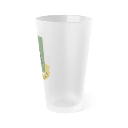 156 Armor Regiment (U.S. Army) Frosted Pint Glass 16oz - Go Mug Yourself