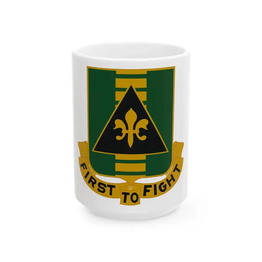 156 Armor Regiment (U.S. Army) White Coffee Mug 15oz - Go Mug Yourself