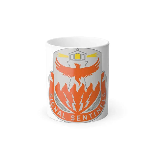 156 Signal Battalion (U.S. Army) Color Changing Coffee Mug 11oz - Go Mug Yourself