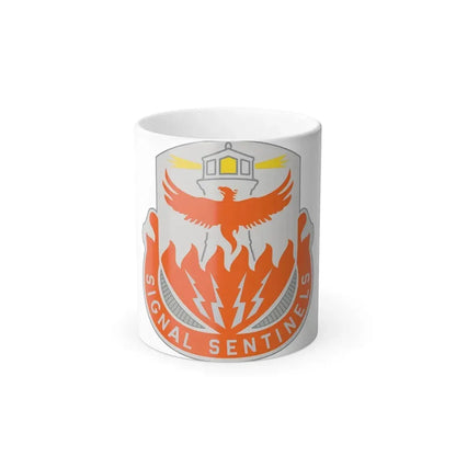 156 Signal Battalion (U.S. Army) Color Changing Coffee Mug 11oz - Go Mug Yourself