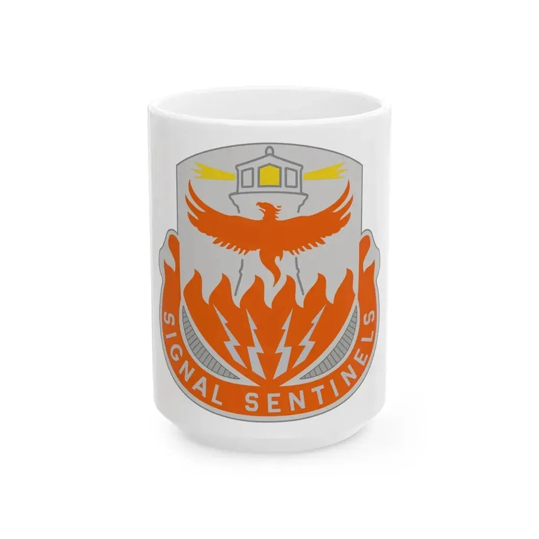 156 Signal Battalion (U.S. Army) White Coffee Mug 15oz - Go Mug Yourself