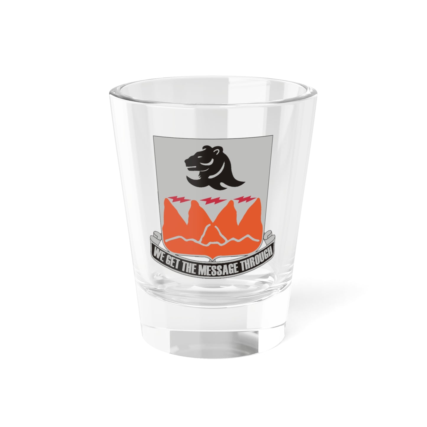 4 Signal Battalion (U.S. Army) Shot Glass 1.5oz