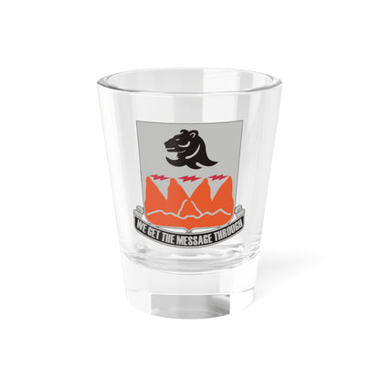 Verre à liqueur du 4e bataillon de transmission (armée américaine) 1,5 oz