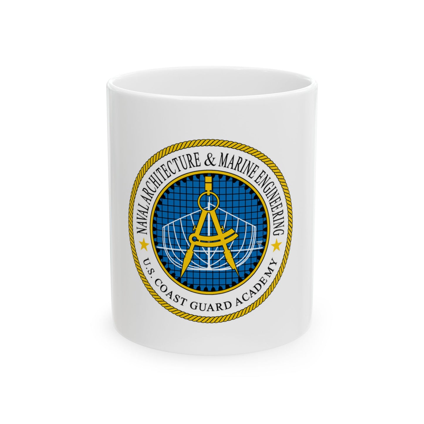 USCG Academy NA&ME (U.S. Coast Guard) White Coffee Mug