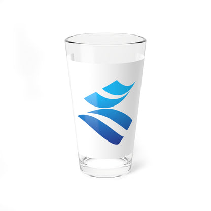 Flag of Kagoshima Prefecture symbol (Japan) Pint Glass 16oz