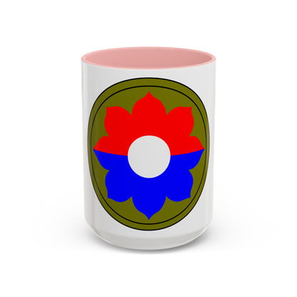 9th Infantry Division patch (U.S. Army) Accent Coffee Mug