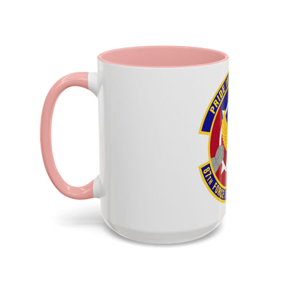87 Force Support Squadron AMC (U.S. Air Force) Accent Coffee Mug