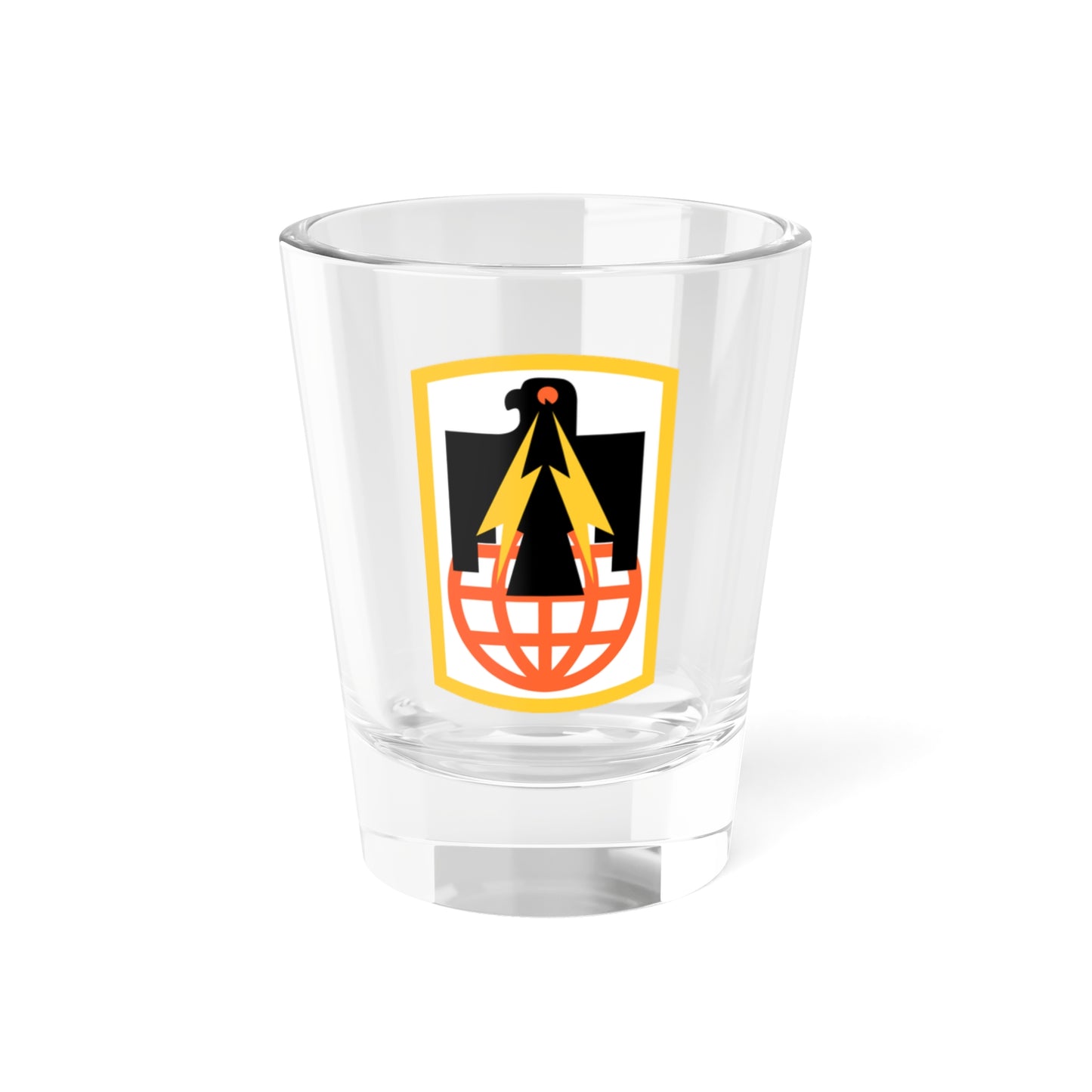 Verre à liqueur de la 11e brigade de transmission (armée américaine) 1,5 oz