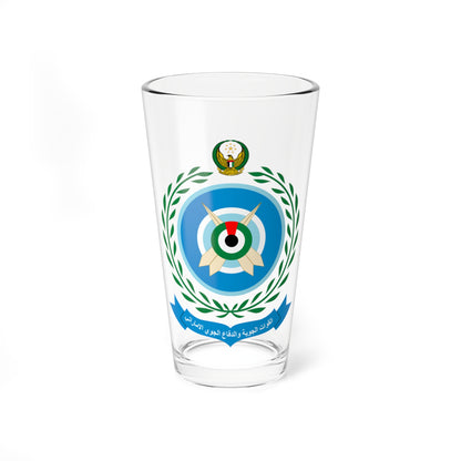 United Arab Emirates Air Force (United Arab Emirates) (Coat of Arms) Pint Glass 16oz