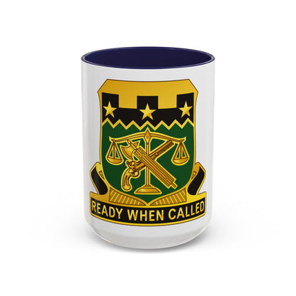 105 Military Police Battalion (U.S. Army) Accent Coffee Mug