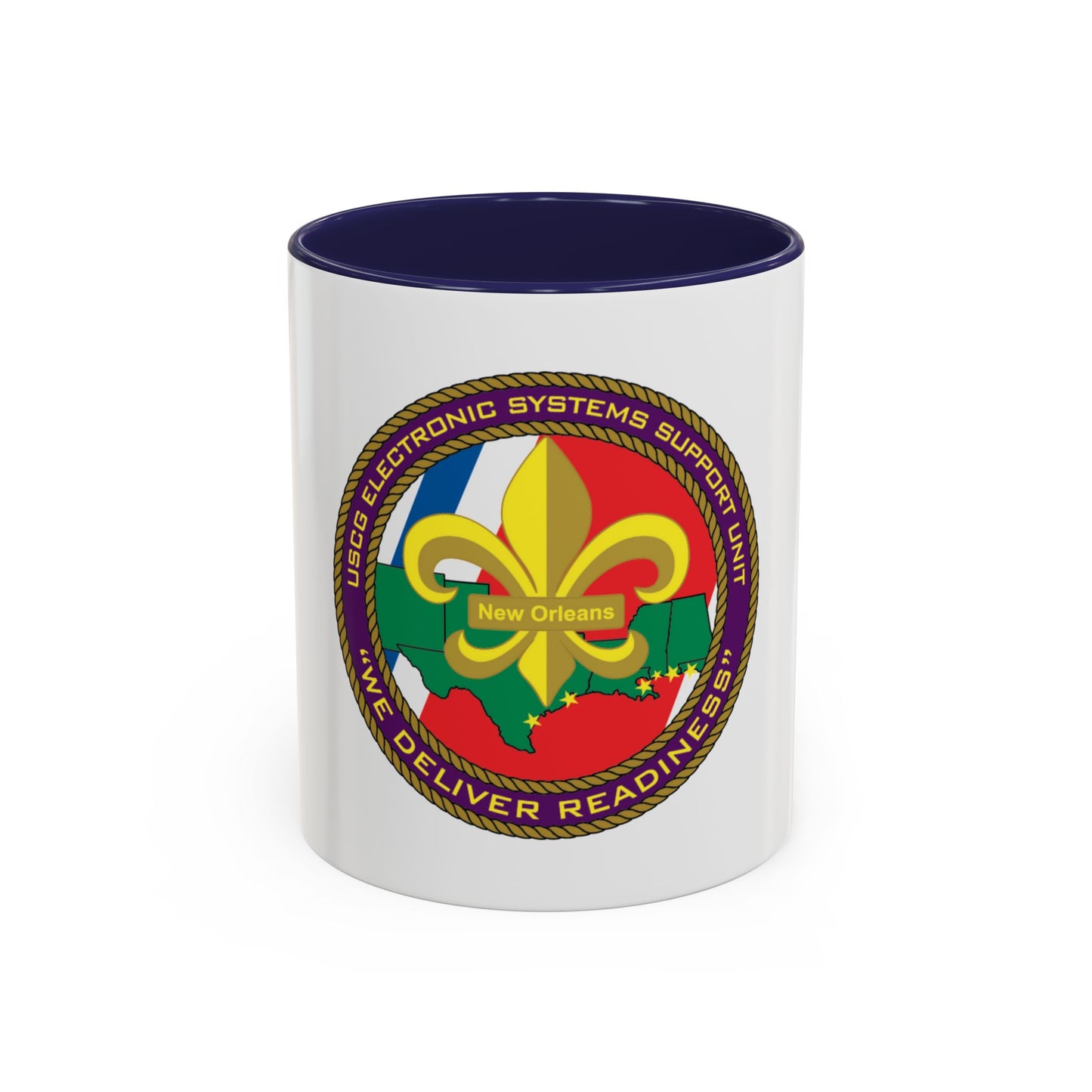 USCG ESSU New Orleans (U.S. Coast Guard) Accent Coffee Mug
