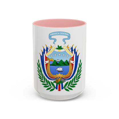 Coat of arms of Costa Rica (1848-1906) - Accent Coffee Mug