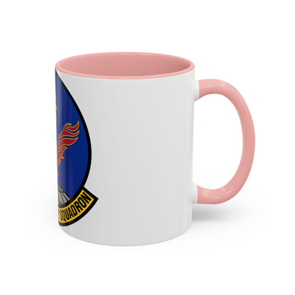 43 Air Mobility Squadron AMC (U.S. Air Force) Accent Coffee Mug