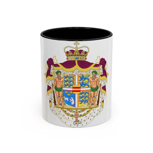 Coat of arms of the Crown Prince of Denmark - Accent Coffee Mug