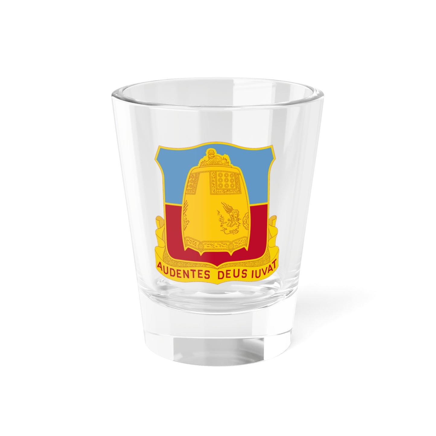 Verre à liqueur du 215e bataillon d'artillerie de campagne blindée (armée américaine) 1,5 oz