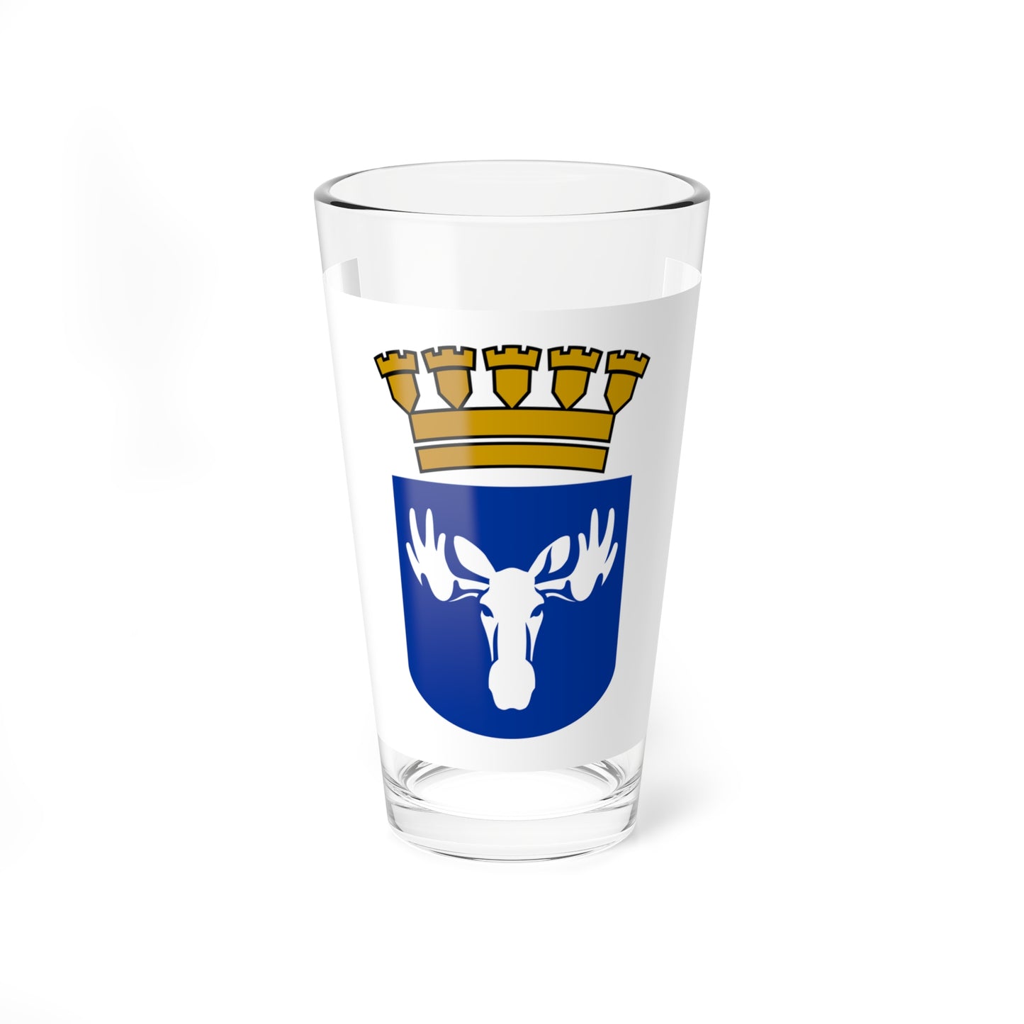 Flag of Ostersund (Sweden) Pint Glass 16oz