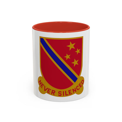 636th Field Artillery Battalion (U.S. Army) Accent Coffee Mug