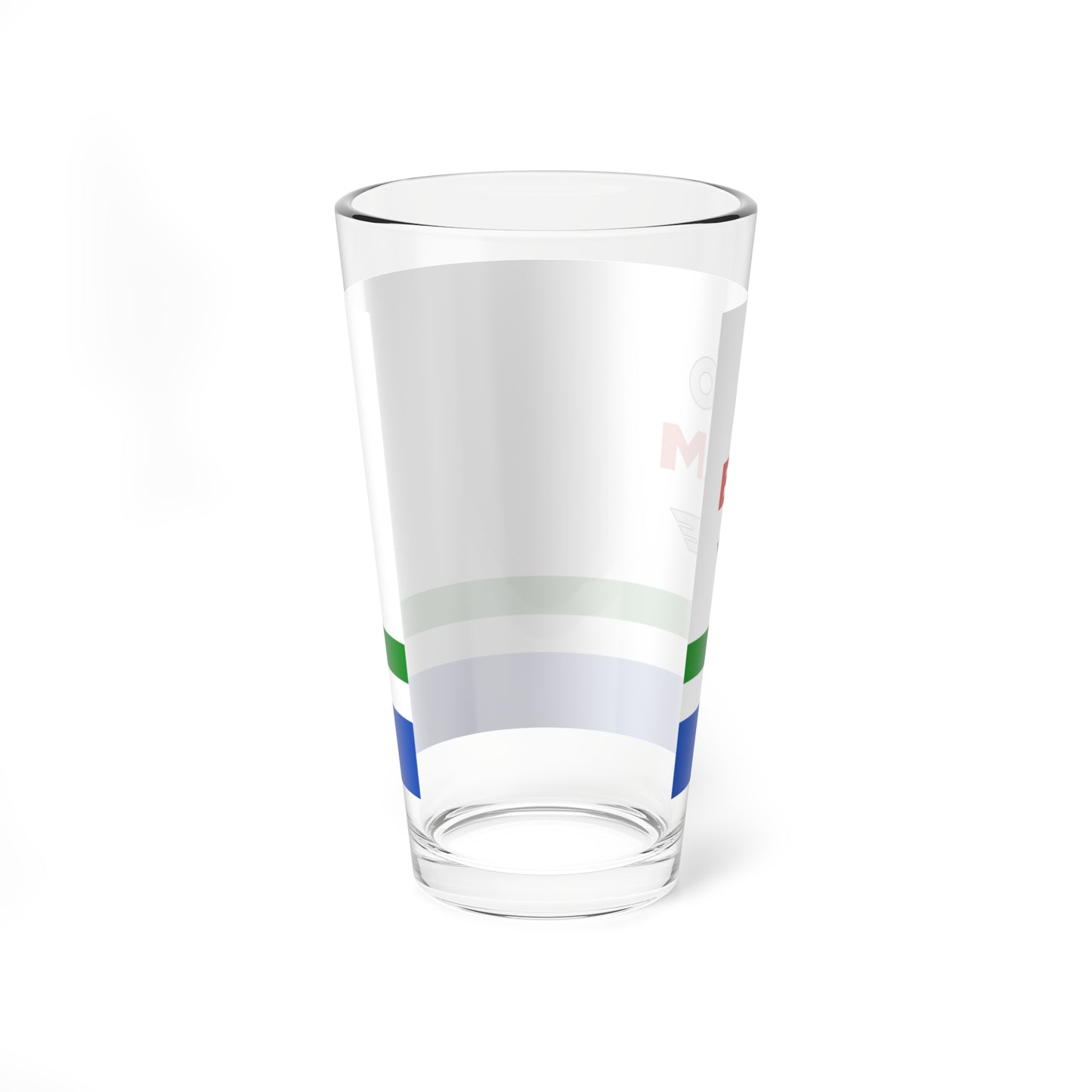 Flag of Tynda Amur oblast 2005 (Russia) Pint Glass 16oz