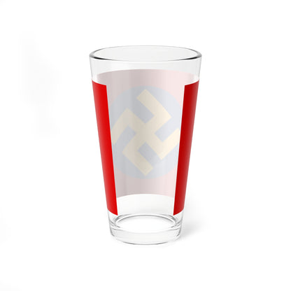 Flag of Svenska Nationalsocialistiska Partiet (Sweden) Pint Glass 16oz