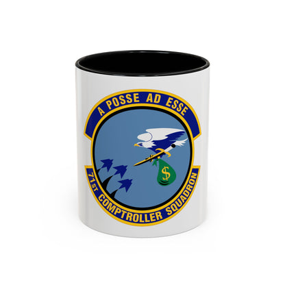 71st Comptroller Squadron (U.S. Air Force) Accent Coffee Mug