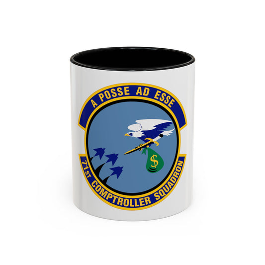 71st Comptroller Squadron (U.S. Air Force) Accent Coffee Mug