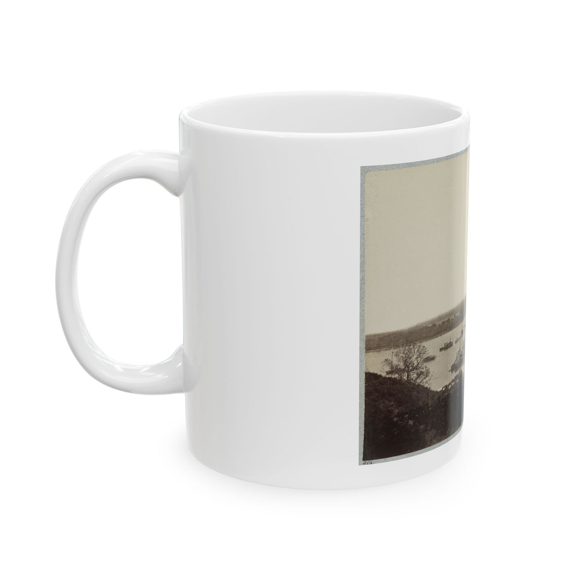 Belle Plain Landing, Va. 004 (U.S. Civil War) White Coffee Mug