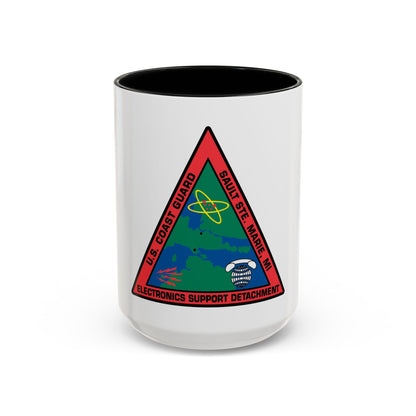 USCG ESD Sault SteMarie MI (U.S. Coast Guard) Accent Coffee Mug