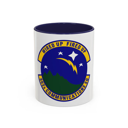 802d Communications Squadron (U.S. Air Force) Accent Coffee Mug