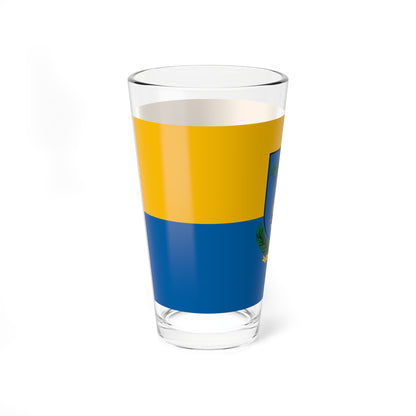 Flag of Csipkerek (Hungary) Pint Glass 16oz