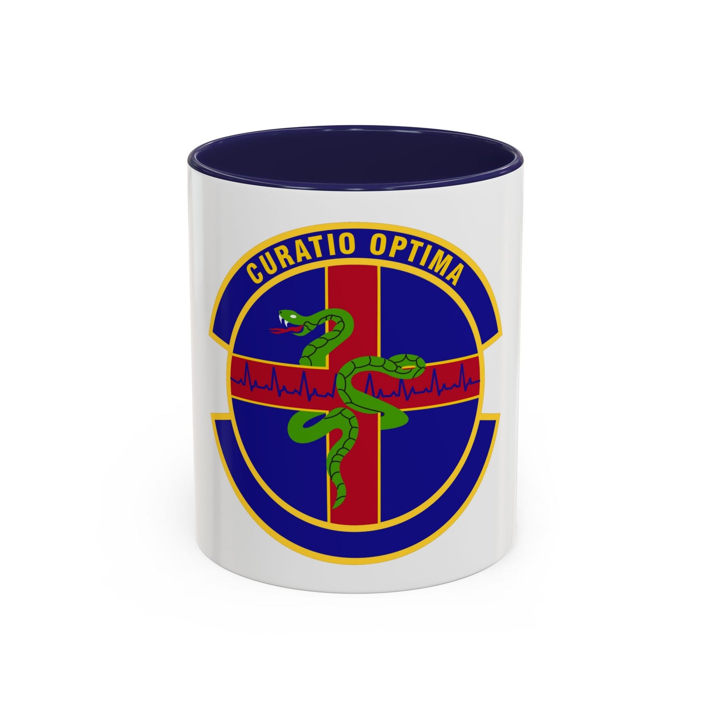 412 Healthcare Operations Squadron AFMC (U.S. Air Force) Accent Coffee Mug