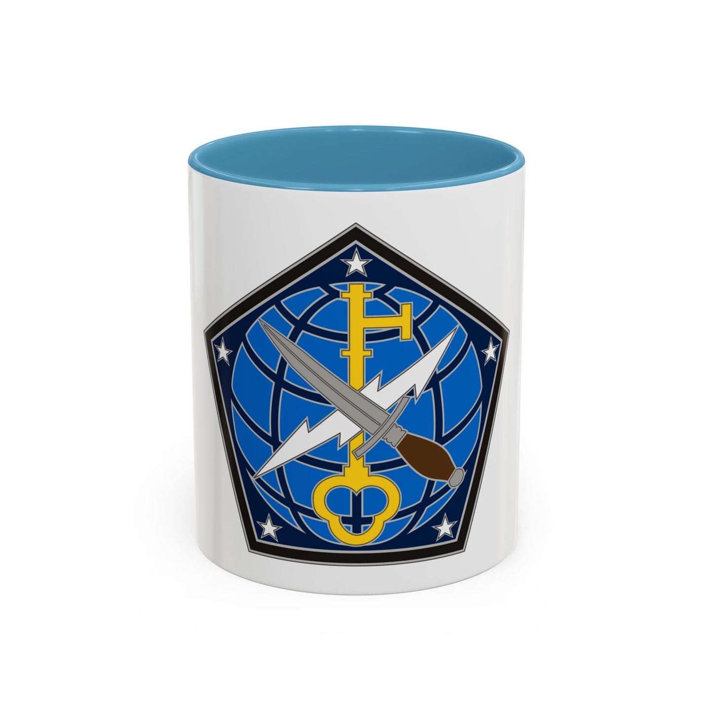 704 Military Intelligence Brigade (U.S. Army) Accent Coffee Mug