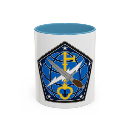 704 Military Intelligence Brigade (U.S. Army) Accent Coffee Mug