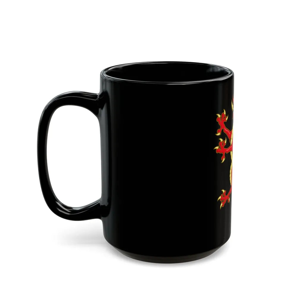 Tudor Dragon Badge - Black Coffee Mug-Go Mug Yourself