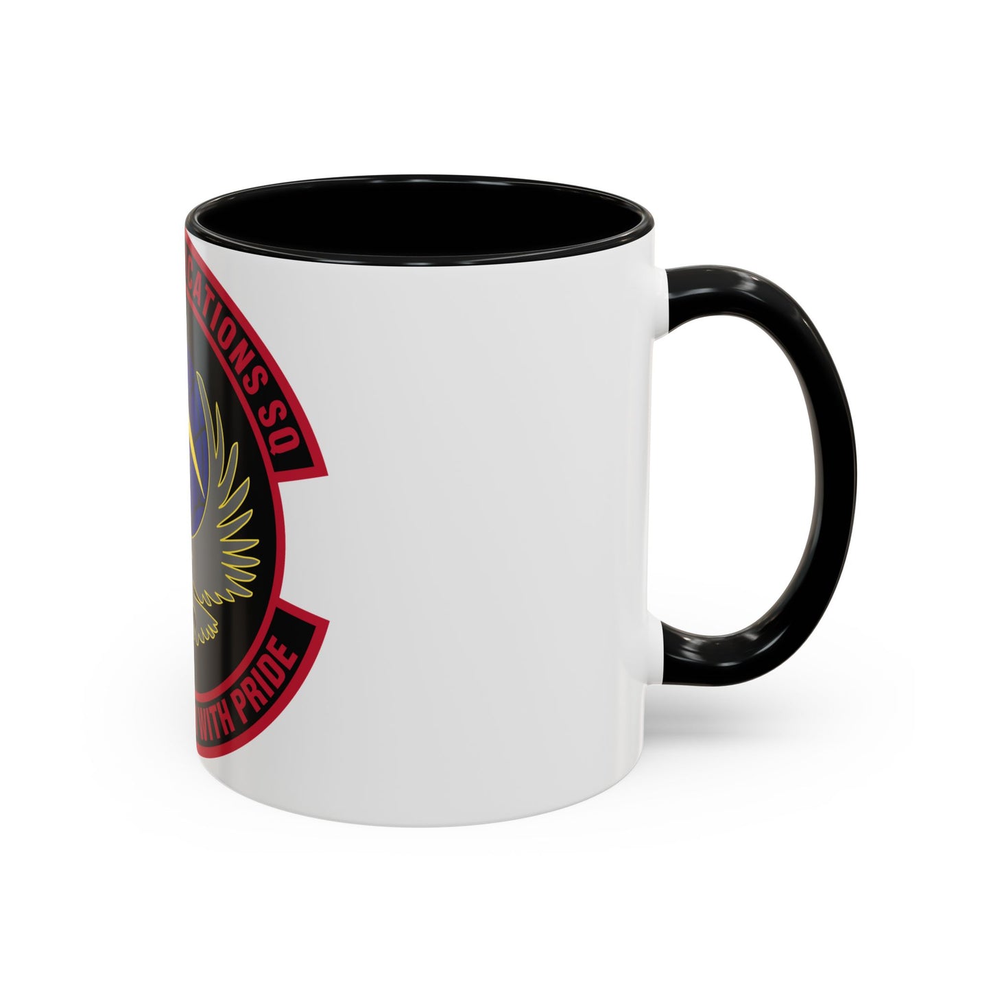 55th Communications Squadron (U.S. Air Force) Accent Coffee Mug