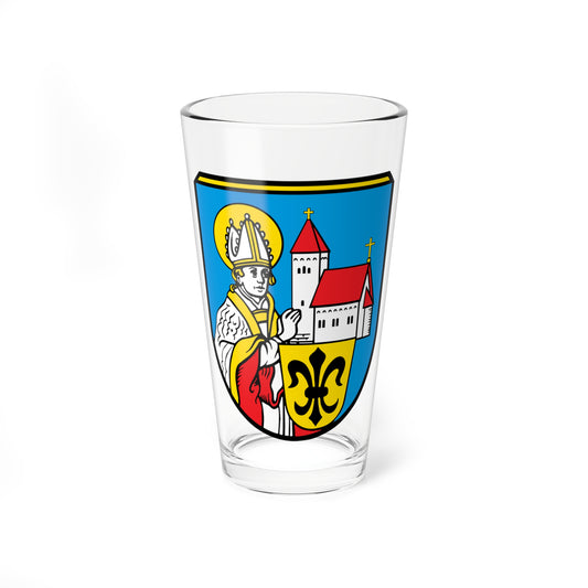 DEU Altomünster COA (Germany) (Coat of Arms) Pint Glass 16oz