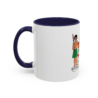Coat of arms of Fiji - Accent Coffee Mug